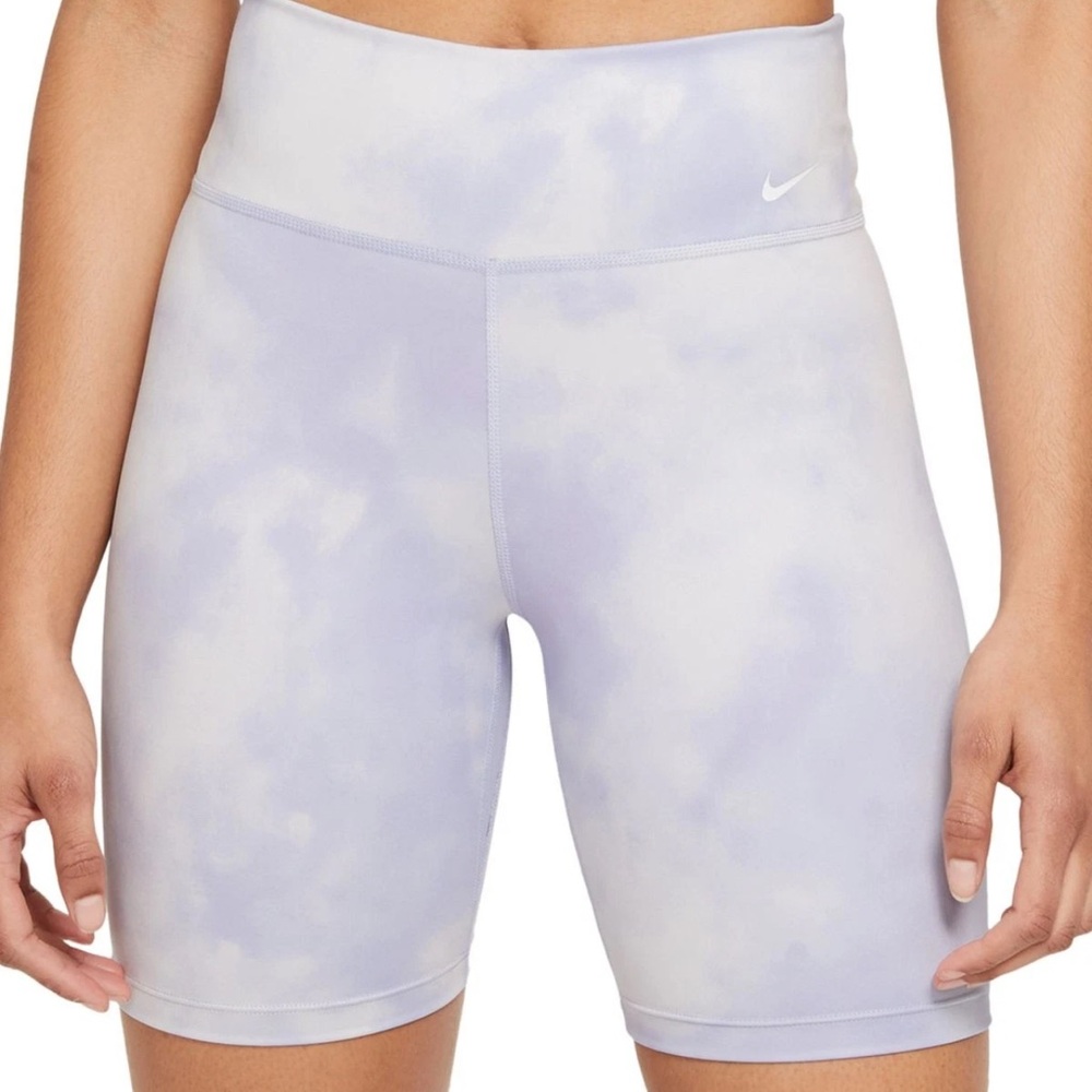 Nike Womens Purple One Icon Clash Bike Shorts Size M